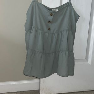 XS! cute paper crane dressy top. never work before! perfect condition
